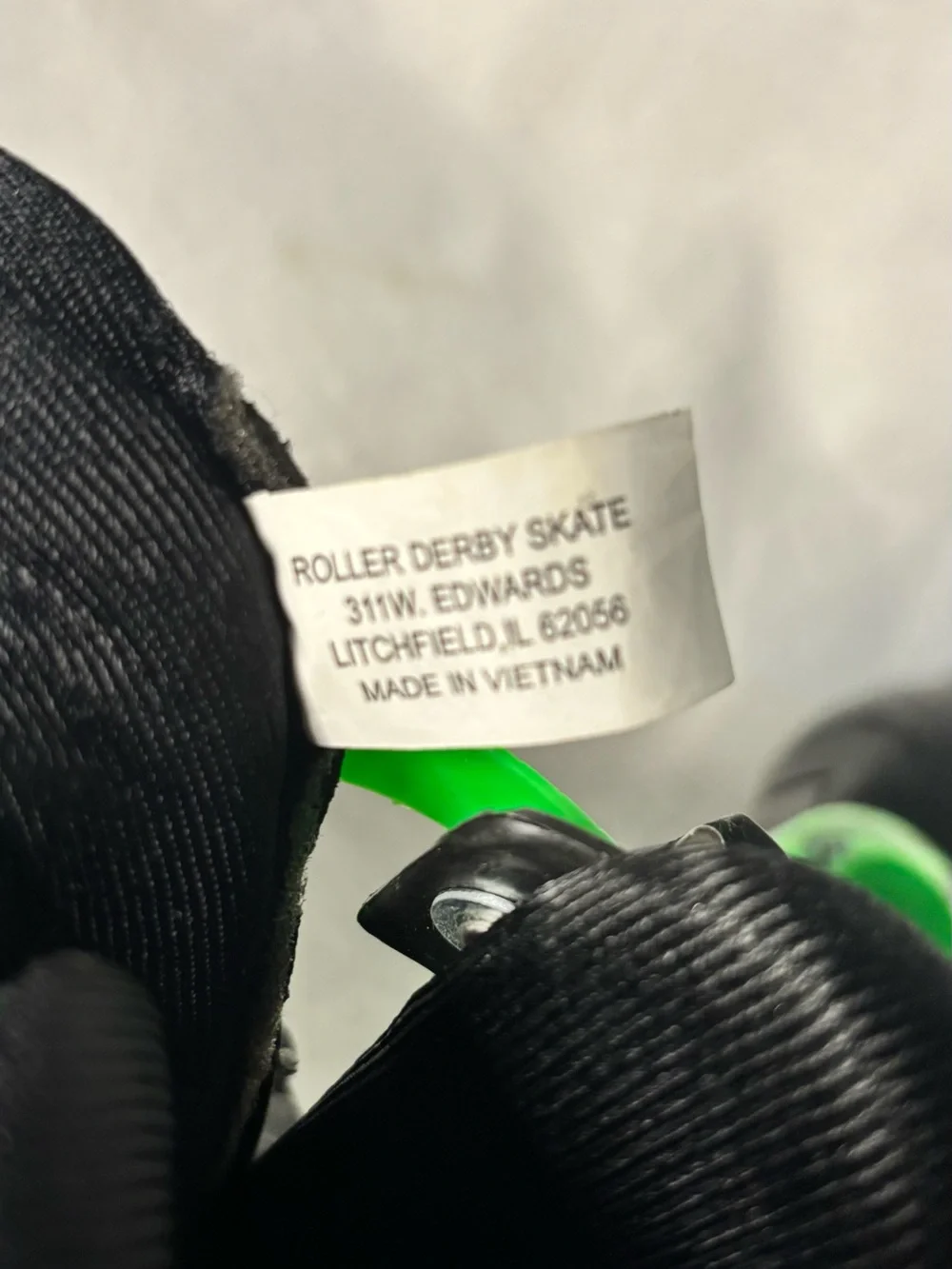 Roller Derby Kids Quad Roller Skates - Black with Green Accents